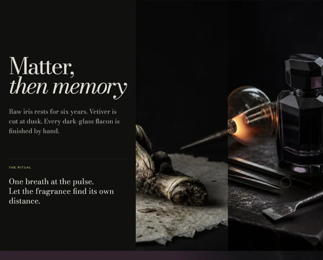 Секция Matter, then memory о производстве ароматов